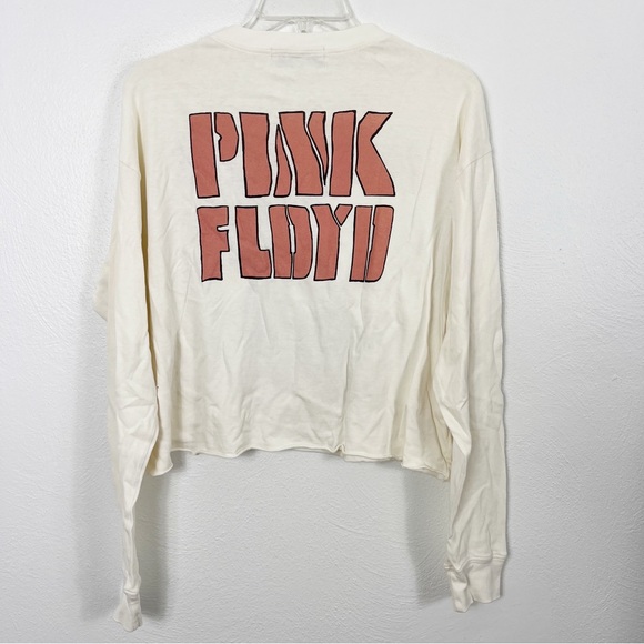 Daydreamer Pink Floyd Animals Tour 77 Long Sleeve Crop Graphic Crewneck Band Tee - Picture 8 of 10